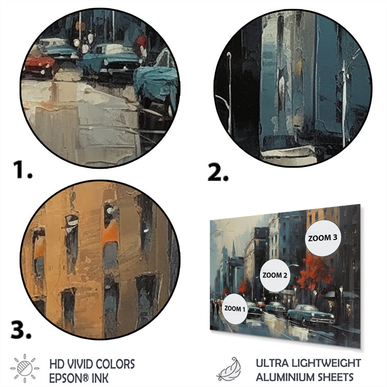 Red Barrel Studio® Orange And Grey Metropolitan Marvels City